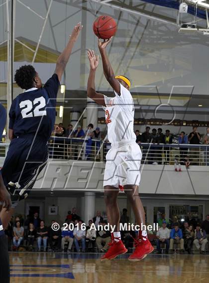 Thumbnail 1 in Hamilton Heights Christian Academy vs. Oak Hill Academy (Dr Pepper Classic) photogallery.