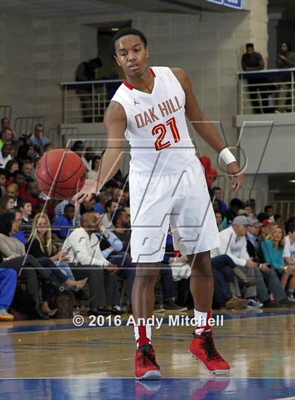 Thumbnail 2 in Hamilton Heights Christian Academy vs. Oak Hill Academy (Dr Pepper Classic) photogallery.