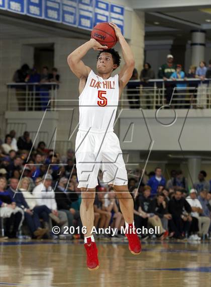 Thumbnail 3 in Hamilton Heights Christian Academy vs. Oak Hill Academy (Dr Pepper Classic) photogallery.