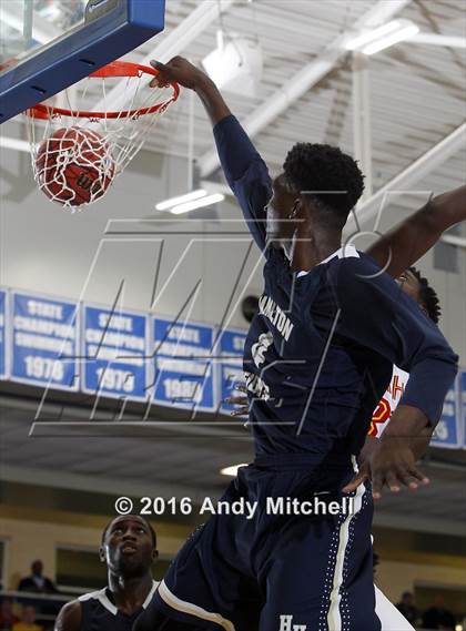 Thumbnail 2 in Hamilton Heights Christian Academy vs. Oak Hill Academy (Dr Pepper Classic) photogallery.