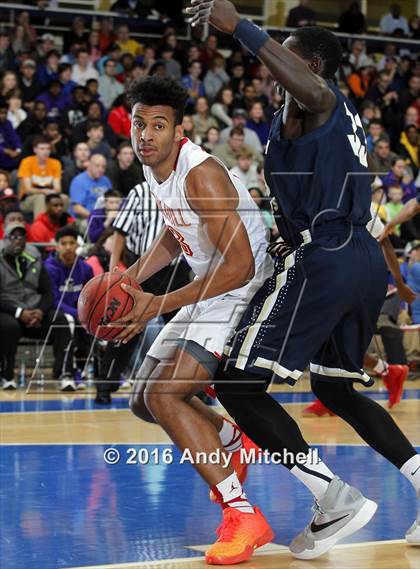 Thumbnail 3 in Hamilton Heights Christian Academy vs. Oak Hill Academy (Dr Pepper Classic) photogallery.