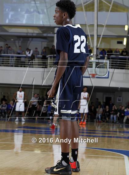 Thumbnail 2 in Hamilton Heights Christian Academy vs. Oak Hill Academy (Dr Pepper Classic) photogallery.