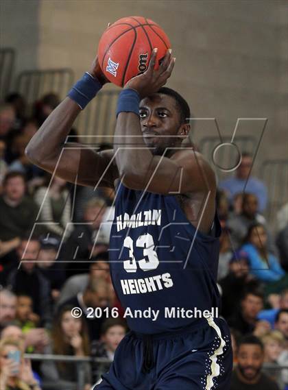 Thumbnail 1 in Hamilton Heights Christian Academy vs. Oak Hill Academy (Dr Pepper Classic) photogallery.