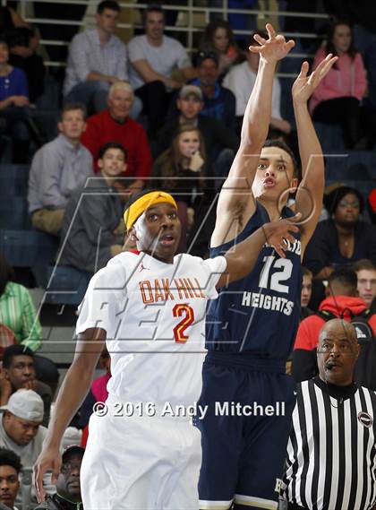 Thumbnail 1 in Hamilton Heights Christian Academy vs. Oak Hill Academy (Dr Pepper Classic) photogallery.