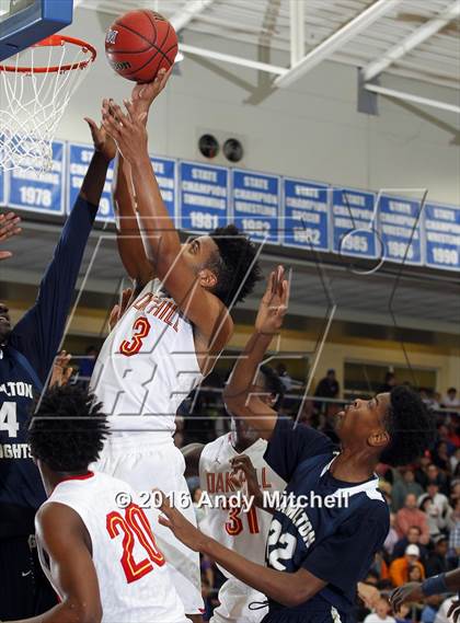 Thumbnail 3 in Hamilton Heights Christian Academy vs. Oak Hill Academy (Dr Pepper Classic) photogallery.