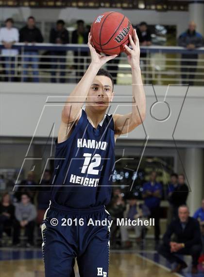 Thumbnail 1 in Hamilton Heights Christian Academy vs. Oak Hill Academy (Dr Pepper Classic) photogallery.
