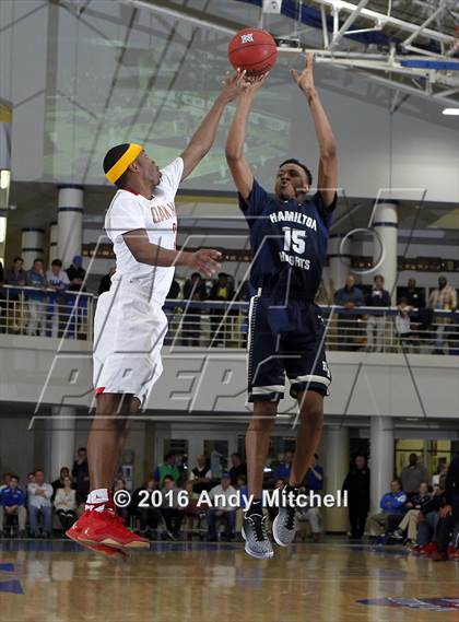 Thumbnail 1 in Hamilton Heights Christian Academy vs. Oak Hill Academy (Dr Pepper Classic) photogallery.