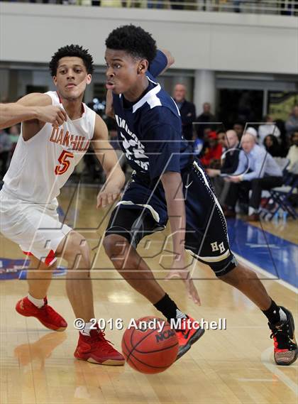 Thumbnail 2 in Hamilton Heights Christian Academy vs. Oak Hill Academy (Dr Pepper Classic) photogallery.