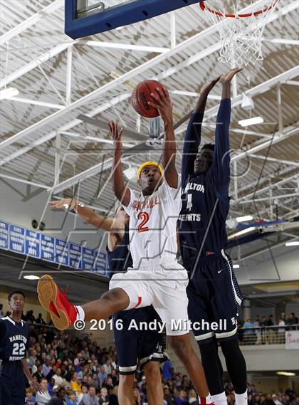 Thumbnail 3 in Hamilton Heights Christian Academy vs. Oak Hill Academy (Dr Pepper Classic) photogallery.
