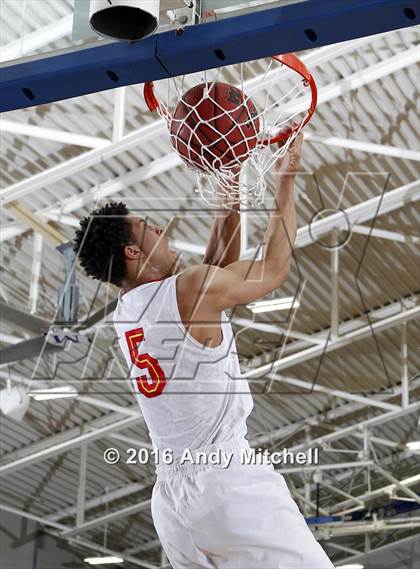 Thumbnail 2 in Hamilton Heights Christian Academy vs. Oak Hill Academy (Dr Pepper Classic) photogallery.