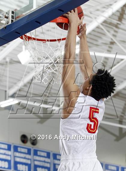 Thumbnail 3 in Hamilton Heights Christian Academy vs. Oak Hill Academy (Dr Pepper Classic) photogallery.