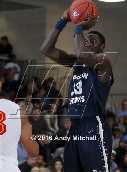Thumbnail 2 in Hamilton Heights Christian Academy vs. Oak Hill Academy (Dr Pepper Classic) photogallery.