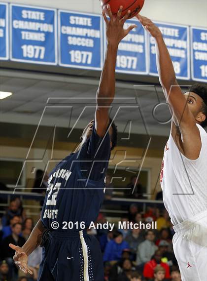 Thumbnail 3 in Hamilton Heights Christian Academy vs. Oak Hill Academy (Dr Pepper Classic) photogallery.