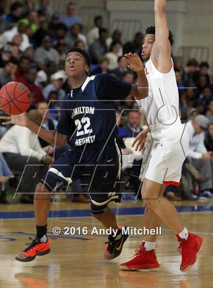 Thumbnail 3 in Hamilton Heights Christian Academy vs. Oak Hill Academy (Dr Pepper Classic) photogallery.
