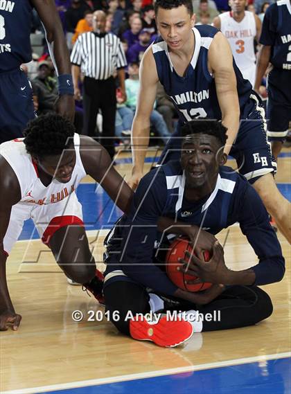 Thumbnail 2 in Hamilton Heights Christian Academy vs. Oak Hill Academy (Dr Pepper Classic) photogallery.