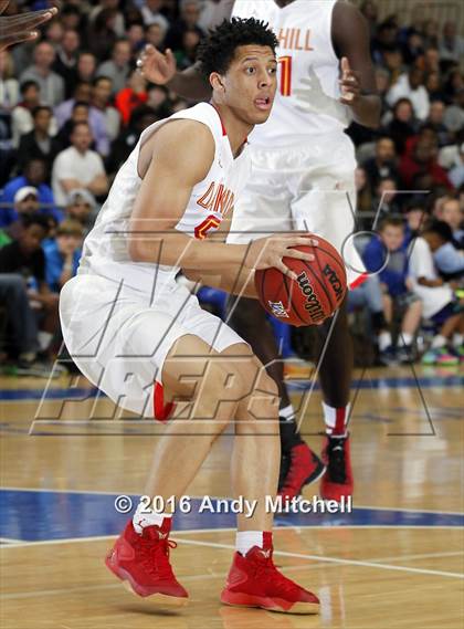 Thumbnail 2 in Hamilton Heights Christian Academy vs. Oak Hill Academy (Dr Pepper Classic) photogallery.