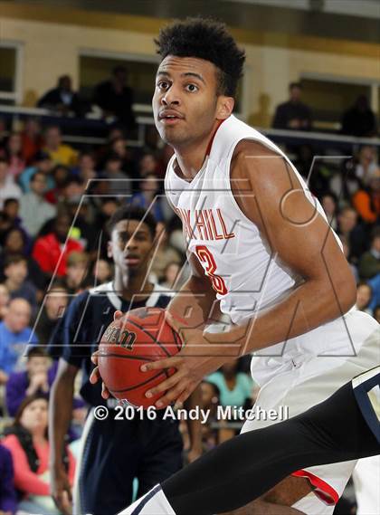 Thumbnail 1 in Hamilton Heights Christian Academy vs. Oak Hill Academy (Dr Pepper Classic) photogallery.