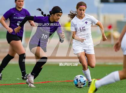 Thumbnail 2 in Millennium @ Notre Dame Prep (Arizona Soccer Showcase) photogallery.