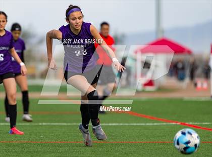 Thumbnail 3 in Millennium @ Notre Dame Prep (Arizona Soccer Showcase) photogallery.