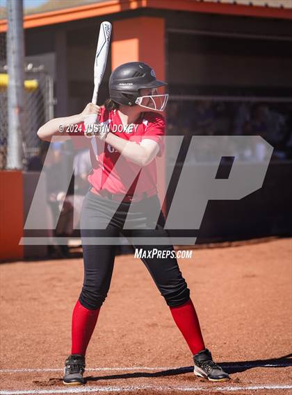 Thumbnail 2 in Pahranagat Valley vs Carlin (NIAA Class 1A State Playoff Game 2) photogallery.