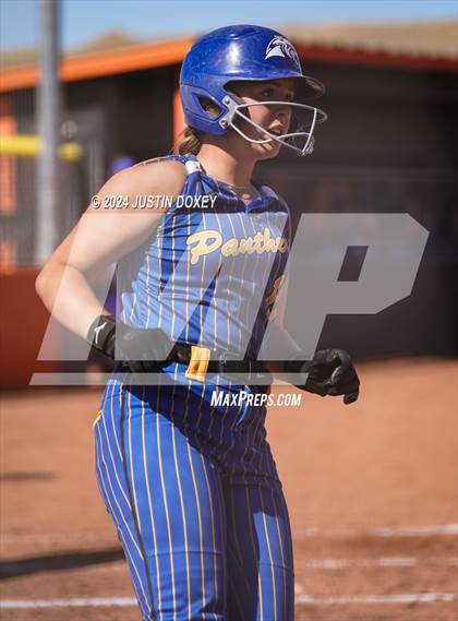 Thumbnail 3 in Pahranagat Valley vs Carlin (NIAA Class 1A State Playoff Game 2) photogallery.