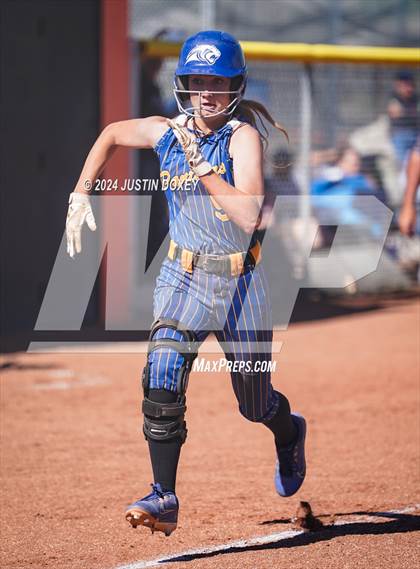 Thumbnail 1 in Pahranagat Valley vs Carlin (NIAA Class 1A State Playoff Game 2) photogallery.