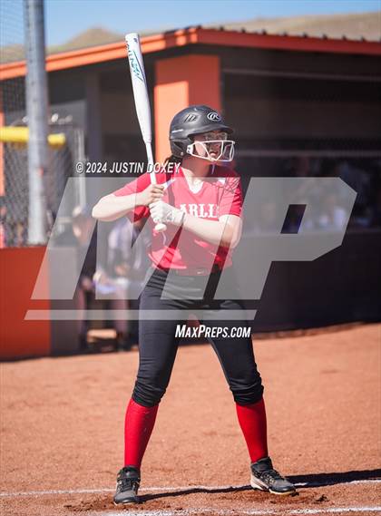 Thumbnail 3 in Pahranagat Valley vs Carlin (NIAA Class 1A State Playoff Game 2) photogallery.
