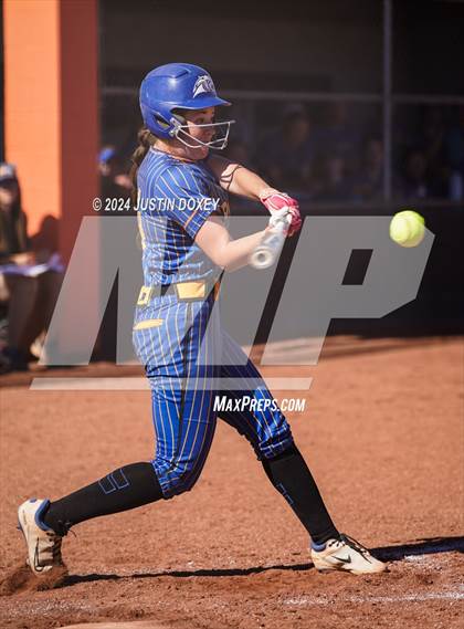 Thumbnail 1 in Pahranagat Valley vs Carlin (NIAA Class 1A State Playoff Game 2) photogallery.