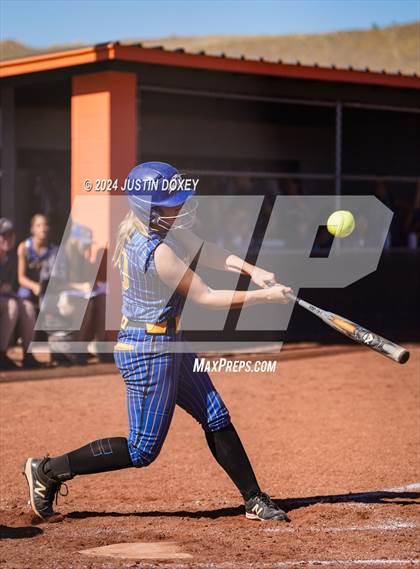 Thumbnail 2 in Pahranagat Valley vs Carlin (NIAA Class 1A State Playoff Game 2) photogallery.