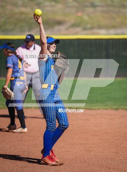 Thumbnail 3 in Pahranagat Valley vs Carlin (NIAA Class 1A State Playoff Game 2) photogallery.