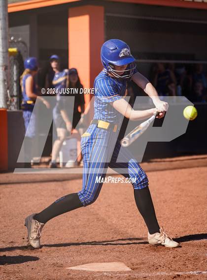 Thumbnail 2 in Pahranagat Valley vs Carlin (NIAA Class 1A State Playoff Game 2) photogallery.