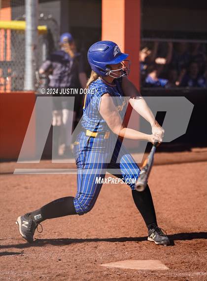 Thumbnail 2 in Pahranagat Valley vs Carlin (NIAA Class 1A State Playoff Game 2) photogallery.