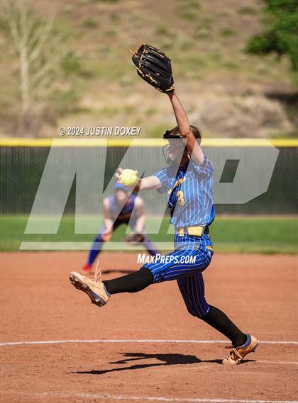 Thumbnail 1 in Pahranagat Valley vs Carlin (NIAA Class 1A State Playoff Game 2) photogallery.