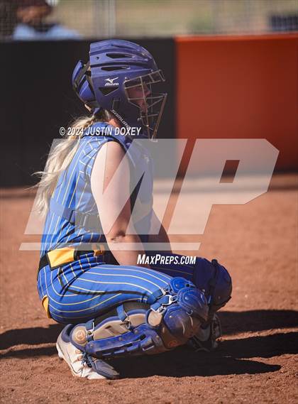 Thumbnail 3 in Pahranagat Valley vs Carlin (NIAA Class 1A State Playoff Game 2) photogallery.