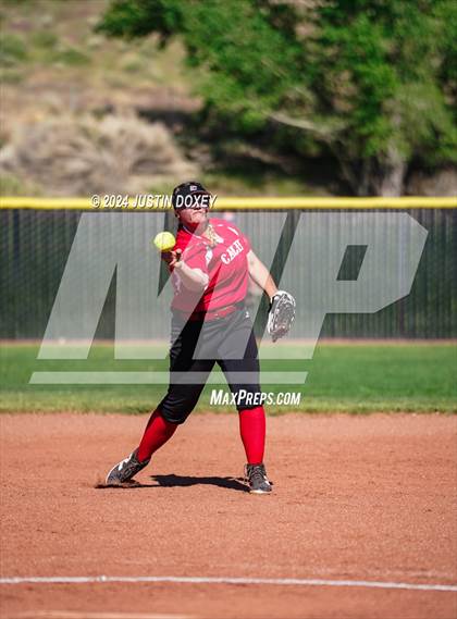 Thumbnail 2 in Pahranagat Valley vs Carlin (NIAA Class 1A State Playoff Game 2) photogallery.