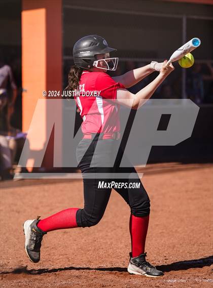 Thumbnail 1 in Pahranagat Valley vs Carlin (NIAA Class 1A State Playoff Game 2) photogallery.