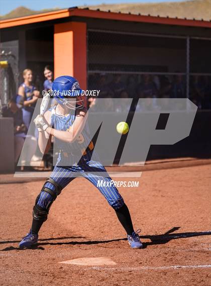 Thumbnail 1 in Pahranagat Valley vs Carlin (NIAA Class 1A State Playoff Game 2) photogallery.