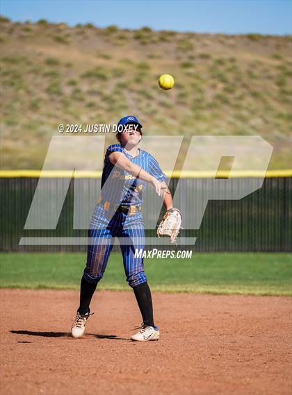 Thumbnail 1 in Pahranagat Valley vs Carlin (NIAA Class 1A State Playoff Game 2) photogallery.
