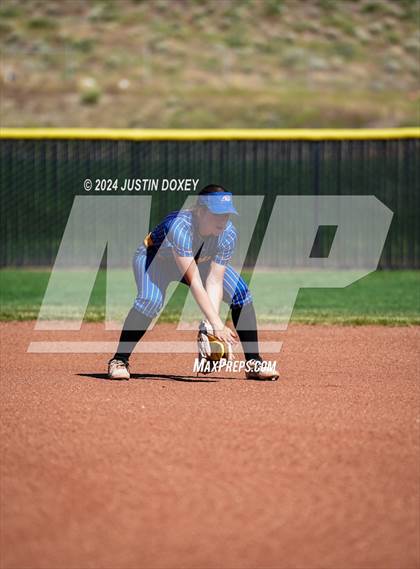 Thumbnail 2 in Pahranagat Valley vs Carlin (NIAA Class 1A State Playoff Game 2) photogallery.
