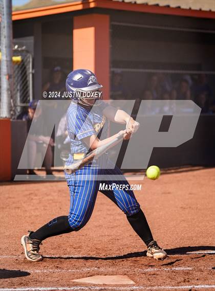 Thumbnail 1 in Pahranagat Valley vs Carlin (NIAA Class 1A State Playoff Game 2) photogallery.