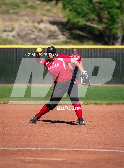 Thumbnail 1 in Pahranagat Valley vs Carlin (NIAA Class 1A State Playoff Game 2) photogallery.