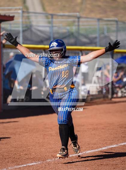 Thumbnail 1 in Pahranagat Valley vs Carlin (NIAA Class 1A State Playoff Game 2) photogallery.