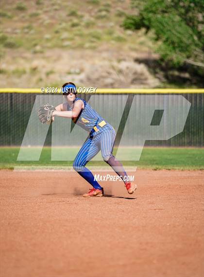 Thumbnail 1 in Pahranagat Valley vs Carlin (NIAA Class 1A State Playoff Game 2) photogallery.