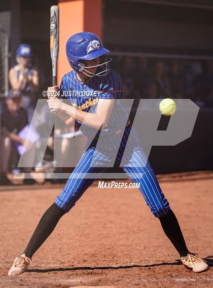 Thumbnail 2 in Pahranagat Valley vs Carlin (NIAA Class 1A State Playoff Game 2) photogallery.