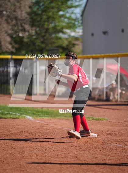 Thumbnail 2 in Pahranagat Valley vs Carlin (NIAA Class 1A State Playoff Game 2) photogallery.
