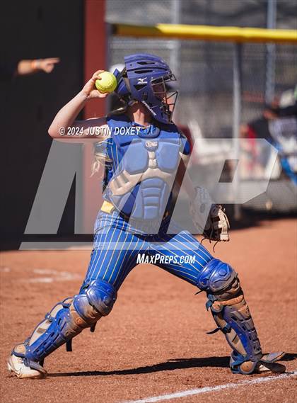 Thumbnail 3 in Pahranagat Valley vs Carlin (NIAA Class 1A State Playoff Game 2) photogallery.