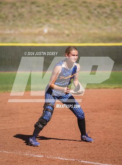 Thumbnail 1 in Pahranagat Valley vs Carlin (NIAA Class 1A State Playoff Game 2) photogallery.