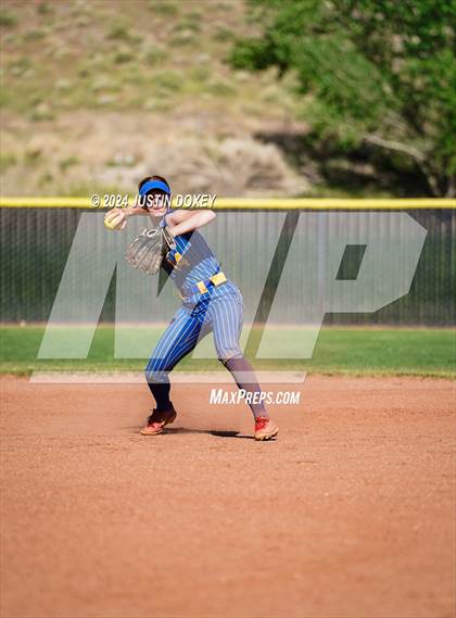 Thumbnail 2 in Pahranagat Valley vs Carlin (NIAA Class 1A State Playoff Game 2) photogallery.