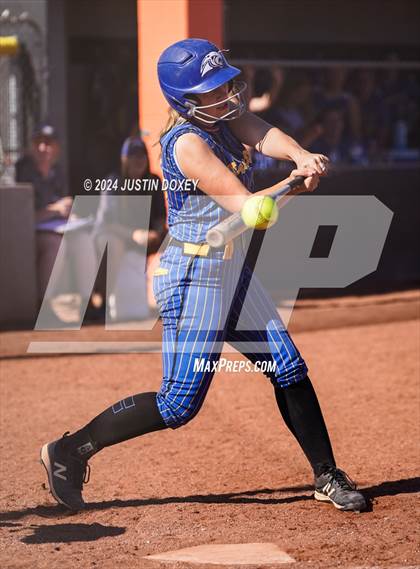 Thumbnail 2 in Pahranagat Valley vs Carlin (NIAA Class 1A State Playoff Game 2) photogallery.
