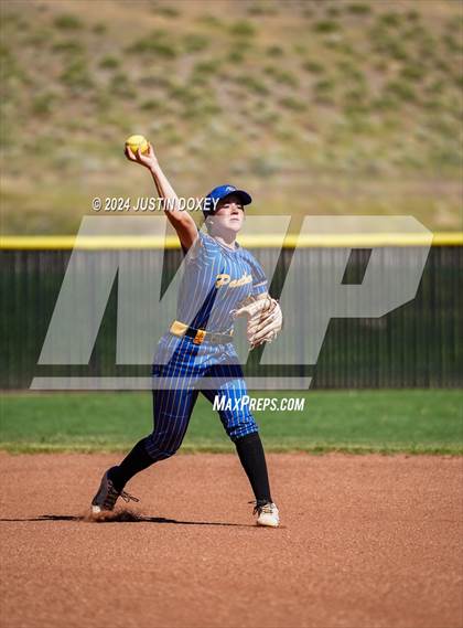 Thumbnail 2 in Pahranagat Valley vs Carlin (NIAA Class 1A State Playoff Game 2) photogallery.